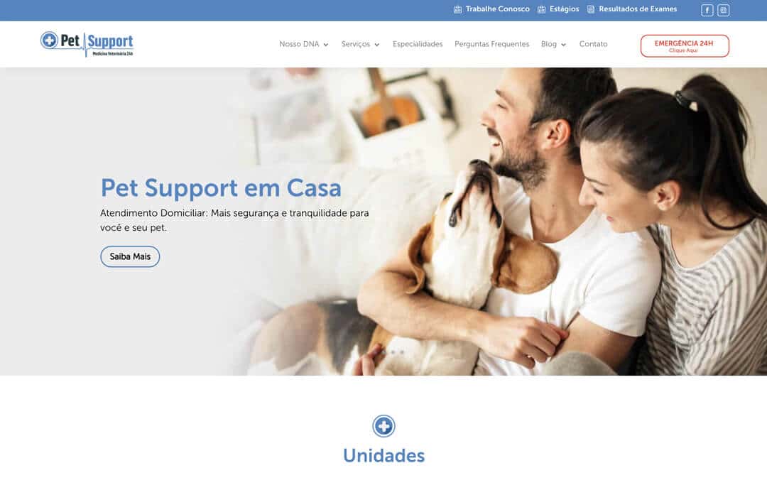 Site do Pet Support